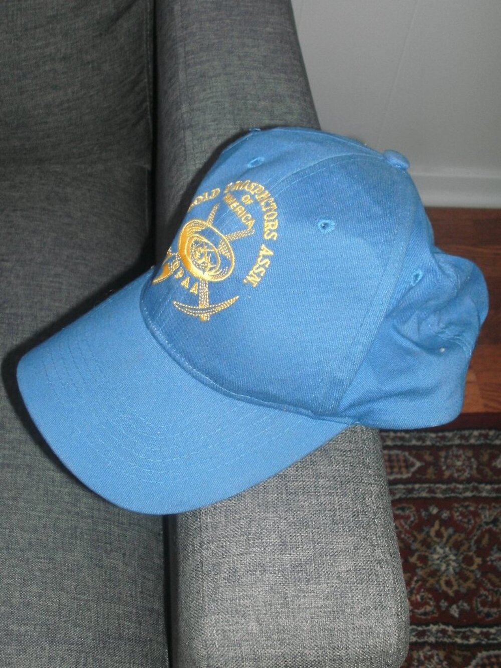 Official Gold Prospectors Assn of America Baseball Cap Blue Adjustable Cotton OS